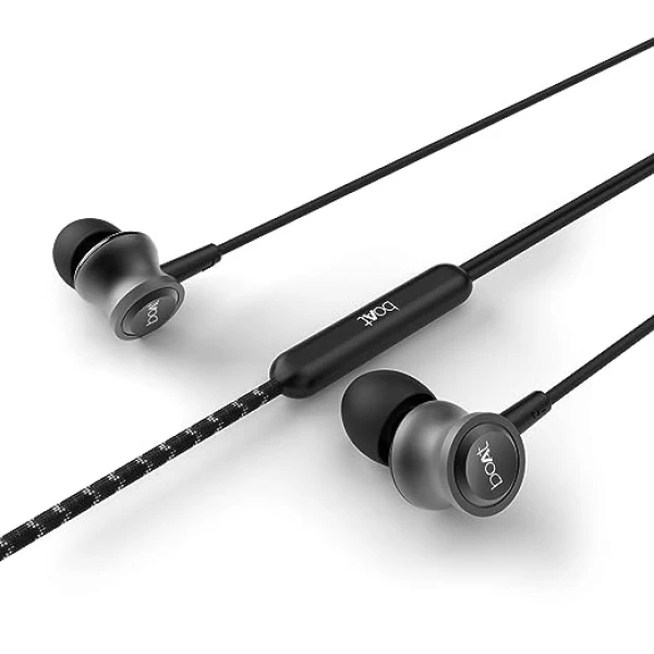 bo-At Bassheads 152 in Ear Wired Earphones with Mic(Active Black)