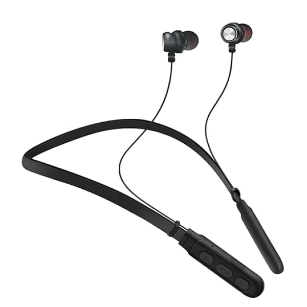 INCELL Sports Wireless Headset (NB-02) Super Hi-Fi Stereo Deep Bass Earphone Noise Cancellation Magnetic Earbuds Built-in Mic