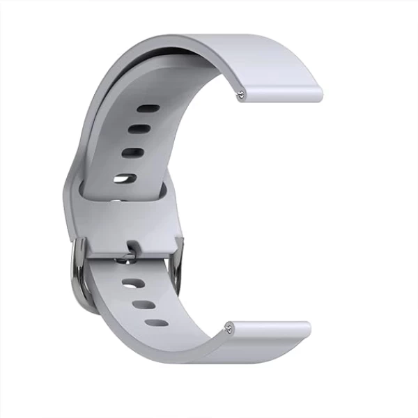 19mm Replacement Band Strap with Metal Buckle Compatible with Fire-Boltt, boAt, Noise, Amazfit