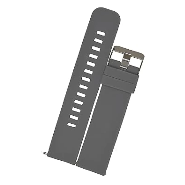 18MM Quick Release Silicone Watch Strap/Watch Band (Width- 18mm /Colour- Grey) R79